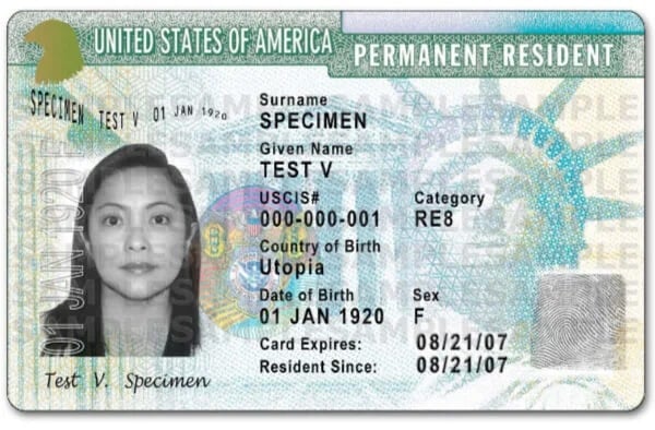 History of the US Green Card