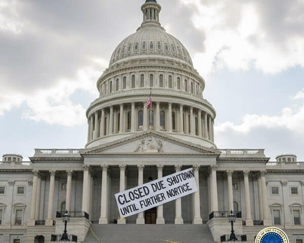 U.S. Government Shutdown Temporarily 