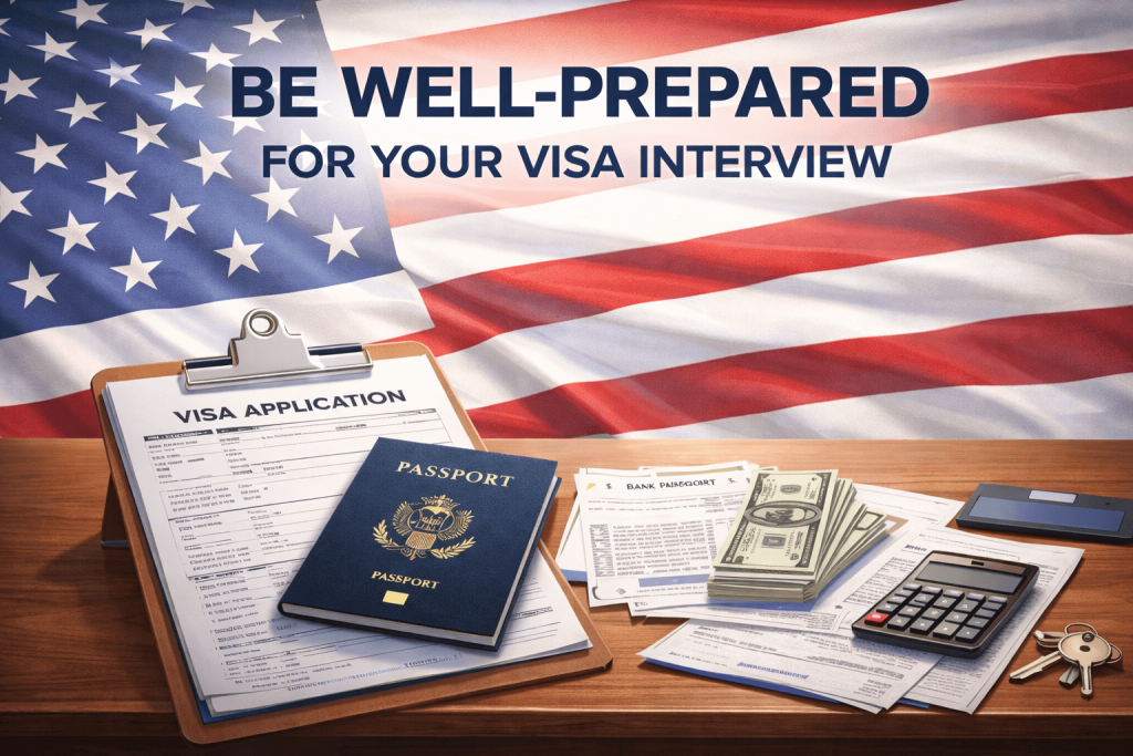 Be Well-Prepared for Your Visa Interview